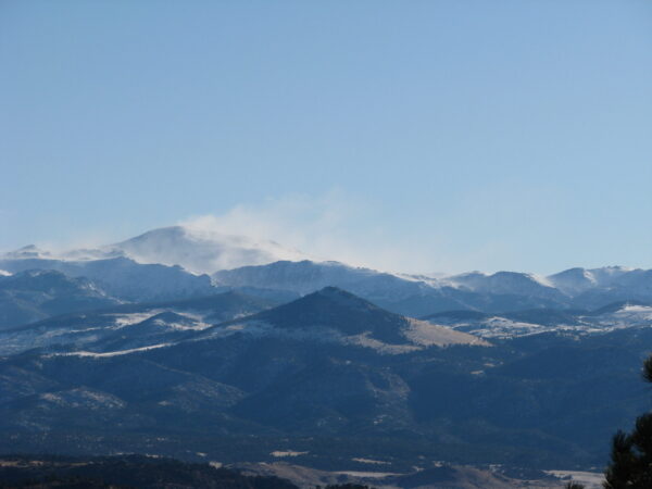 wind on Pikes Peak